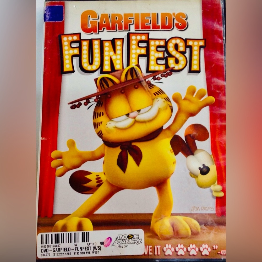 Garfields Fun Fest DVD Movie Cartoon Animation Comedy